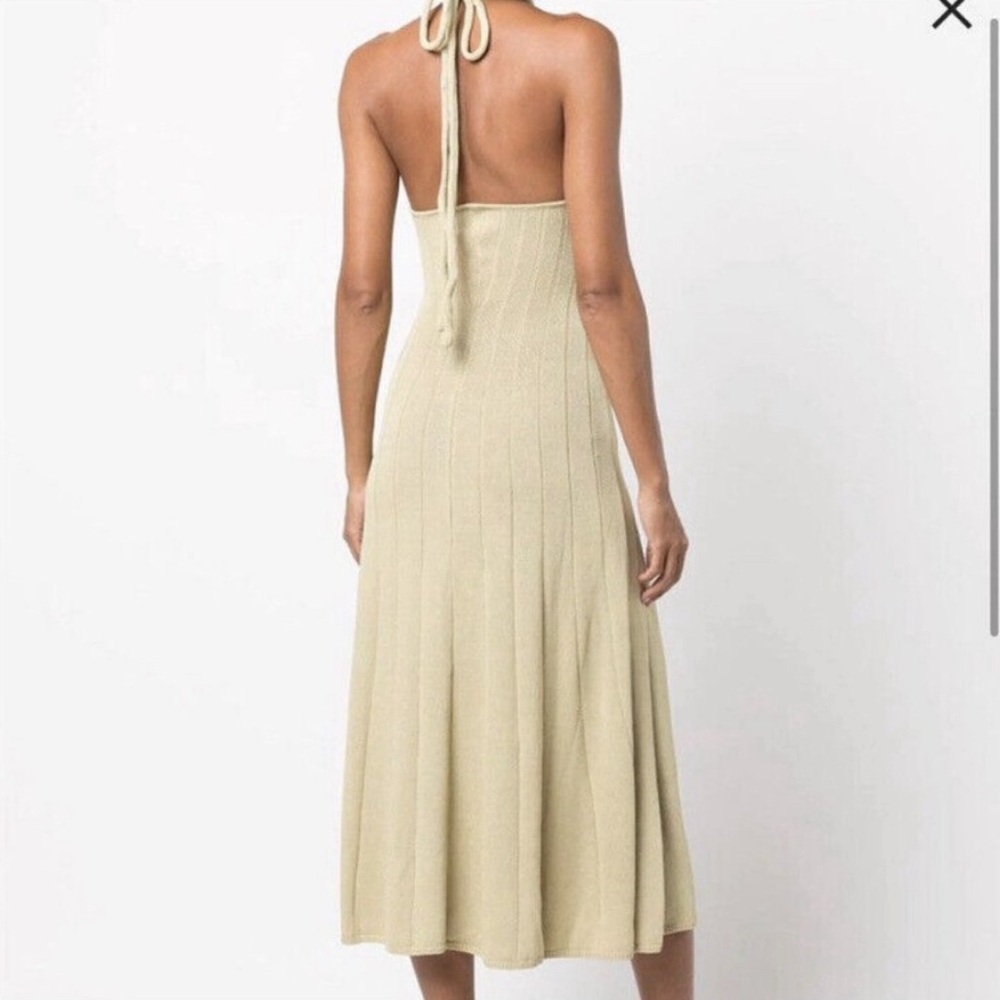 Cult Gaia Dawn Dress Khaki NWT - Picture 4 of 5